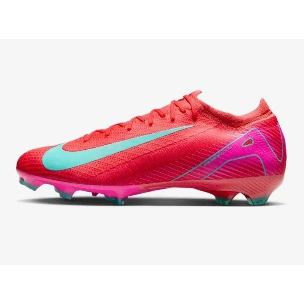 Nike ZM Vapor 16 PRO FG Ember Glow/Aura Green FQ8685-800 Mens Size 7.5